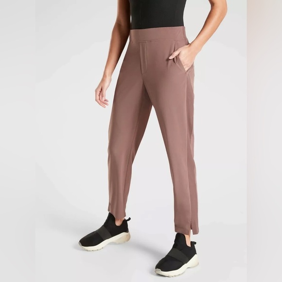Athleta Pants - Athleta Brooklyn Ankle Pant Mineral Brown Sz 14 Style 198671‎ Mineral Brown